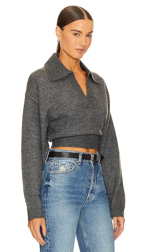Azaria Sweater in Charcoal. - size L (also in M, S, XL) - L'Academie - Modalova