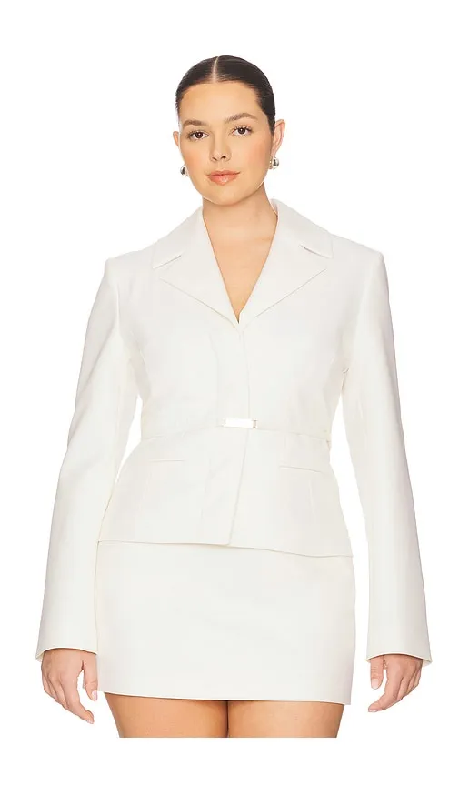 Rin Jacket in White. - size M (also in S, XS) - L'Academie - Modalova