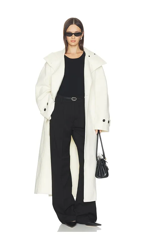 Fletcher Wool Coat in . - size L (also in M, S, XL, XS, XXS) - L'Academie - Modalova