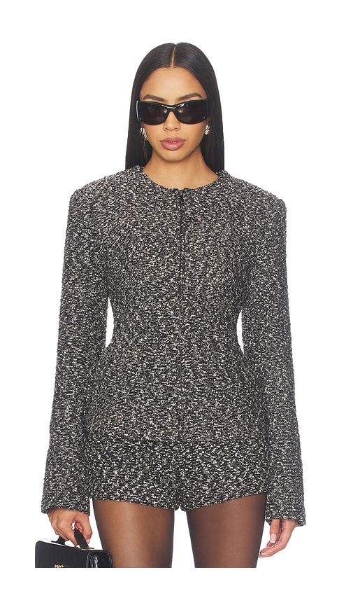 X Blake Evin Lotte Jacket in Black & White. - size L (also in M, S, XL, XS, XXS) - L'Academie - Modalova