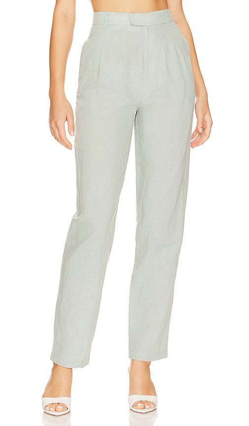 The Alaina Pant in Sage. - size XS (also in S) - L'Academie - Modalova