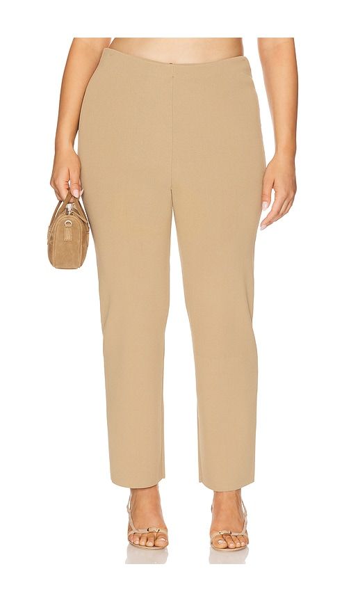 Azari Knit Pant in Tan. - size L (also in M, S, XL, XS) - L'Academie - Modalova