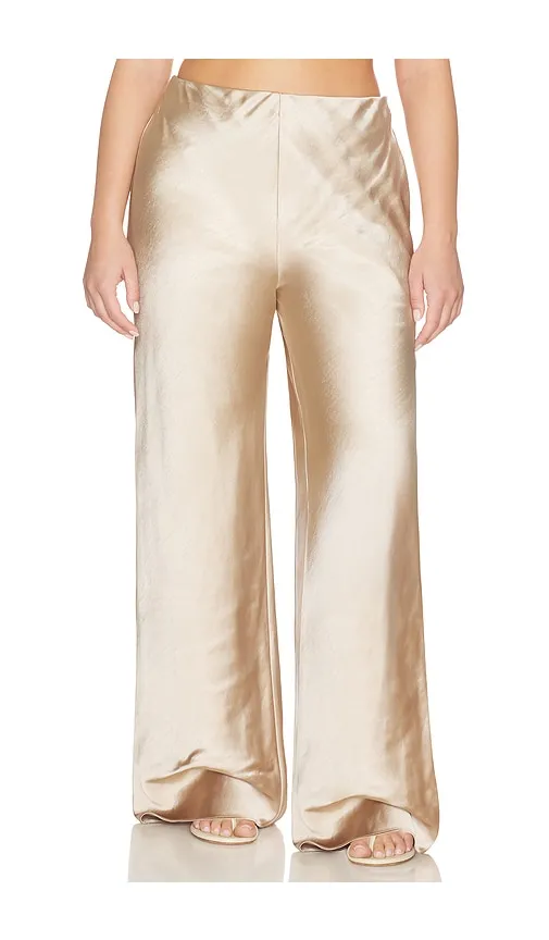 Etienne Pant in Metallic Neutral. - size M (also in XS, XXS) - L'Academie - Modalova