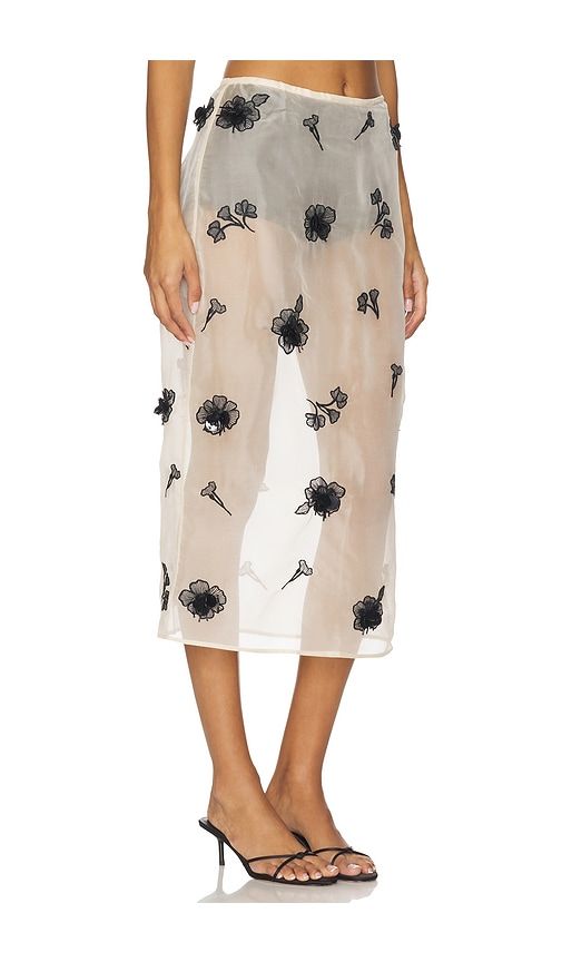 Minah Midi Skirt in Cream,. - size M (also in XXS, XL) - L'Academie - Modalova