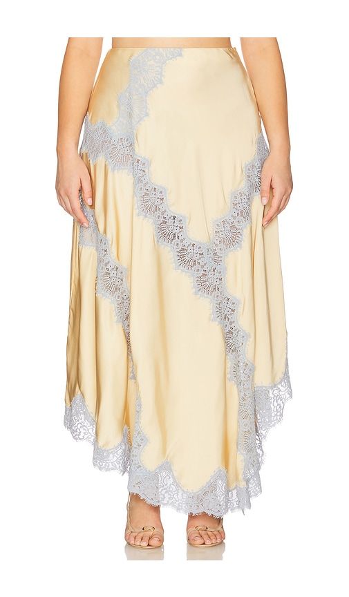 Lay Midi Skirt in Yellow. - size M (also in XXS) - L'Academie - Modalova