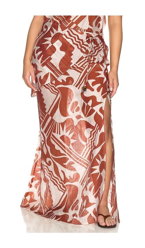 Caila Maxi Skirt in Multi. - size L (also in M, S, XL, XS, XXS) - L'Academie - Modalova