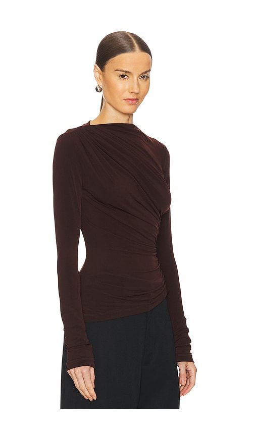 Tullah Top in Chocolate. - size L (also in M, S, XS, XXS) - L'Academie - Modalova