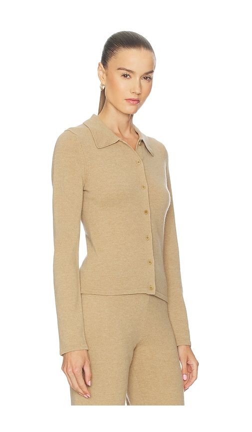 Berke Button Down Top in Brown. - size S (also in XS) - L'Academie - Modalova