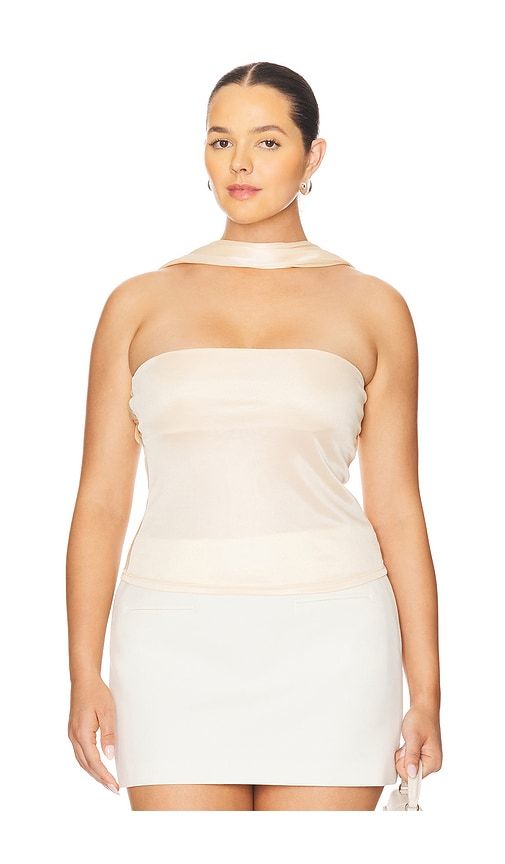 Limah Top in Ivory. - size L (also in M, XL) - L'Academie - Modalova