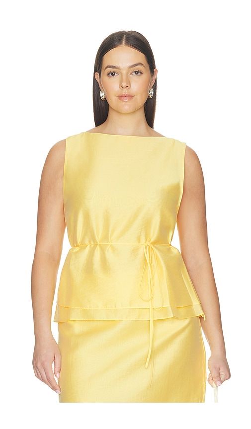 Ashby Top in Yellow. - size L (also in M, XS) - L'Academie - Modalova