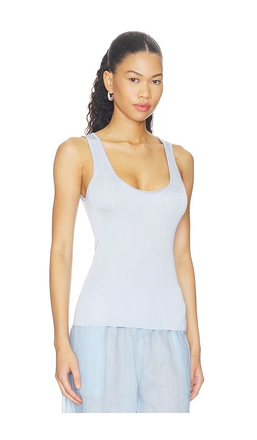 Carys Knit Tank in Baby Blue. - size S (also in M, L, XL) - L'Academie - Modalova