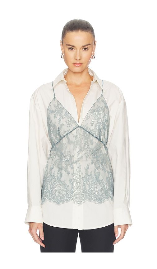 Mimi Top in Grey. - size L (also in M, S, XL, XS) - L'Academie - Modalova