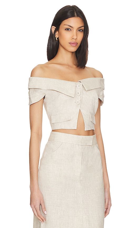 Orsina Top in Neutral. - size M (also in XL) - L'Academie - Modalova