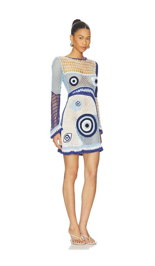 Dream Evil Eye Mini Dress in . - size S (also in XS) - Leslie Amon - Modalova