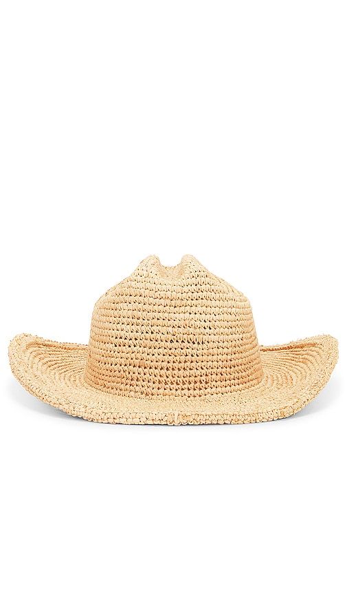 Raffia Cowboy Hat in Neutral. - size L (also in M) - Lack of Color - Modalova