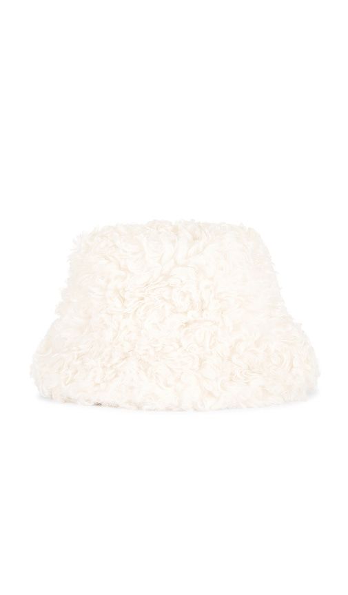 Fluffy Bucket Hat in White. - size M/L (also in S/M) - Lack of Color - Modalova