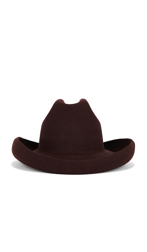 Blaze Cowboy Hat in Chocolate. - size S (also in M) - Lack of Color - Modalova
