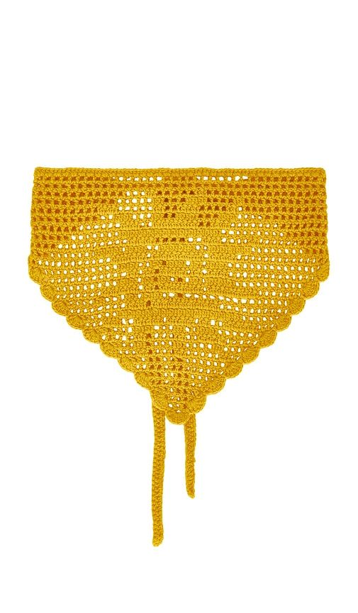 X REVOLVE Triangle Bandana in Yellow - Lack of Color - Modalova