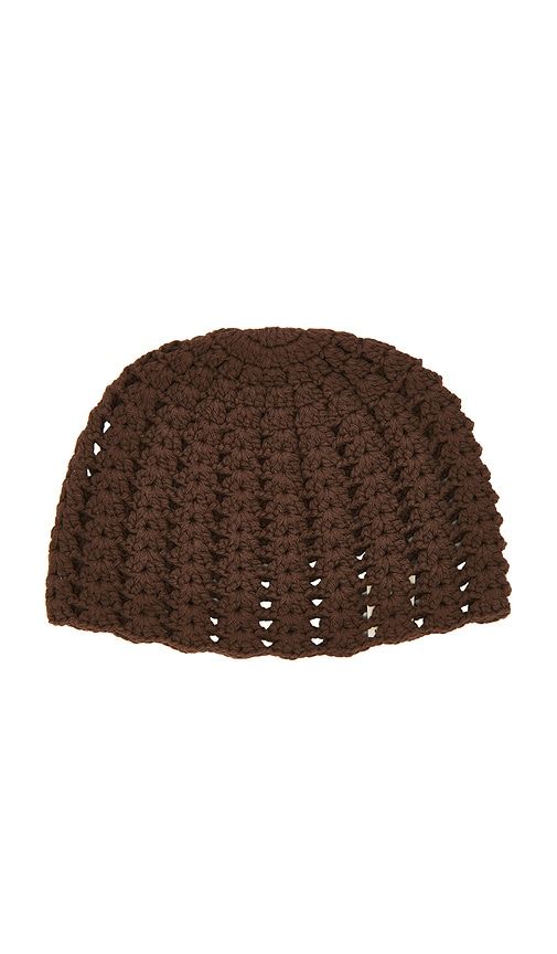 X REVOLVE Crochet Hat in Brown - Lack of Color - Modalova