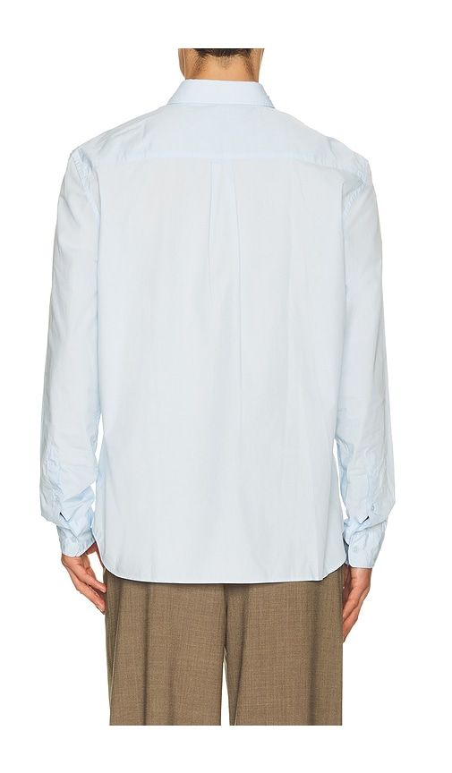 Regular Fit Stretch Poplin Shirt in Light Blue in Blue. - size 38 (also in 46) - Lacoste - Modalova