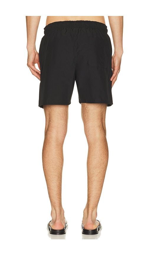 Mid Length Swim Trunk in Black in Black. - size M (also in S, XL/1X) - Lacoste - Modalova