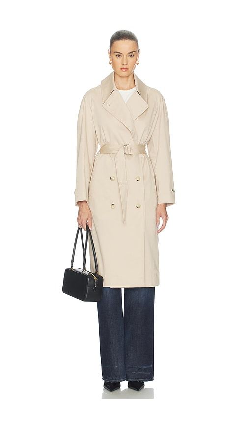 Oversize Fit Trench in Brown. - size 32 (also in 34, 36, 38, 42) - Lacoste - Modalova