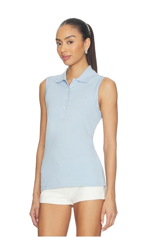 Slim Fit Mini Pique Top in Blue. - size 34 (also in 36, 38, 40, 42, 44) - Lacoste - Modalova