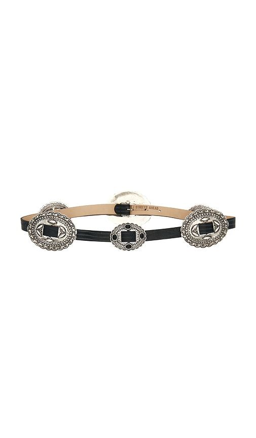 Rocha Western Concho Belt in Black. - size L (also in M, S, XS) - L'AGENCE - Modalova