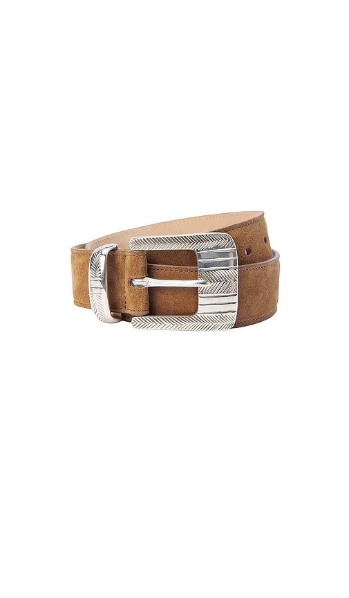 Aya Western Engraved Belt in Cognac. - size L (also in M) - L'AGENCE - Modalova