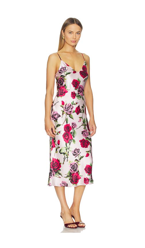 Seridie Mid Length Slip Dress in Pink. - size 10 (also in 2, 4, 6, 8) - L'AGENCE - Modalova