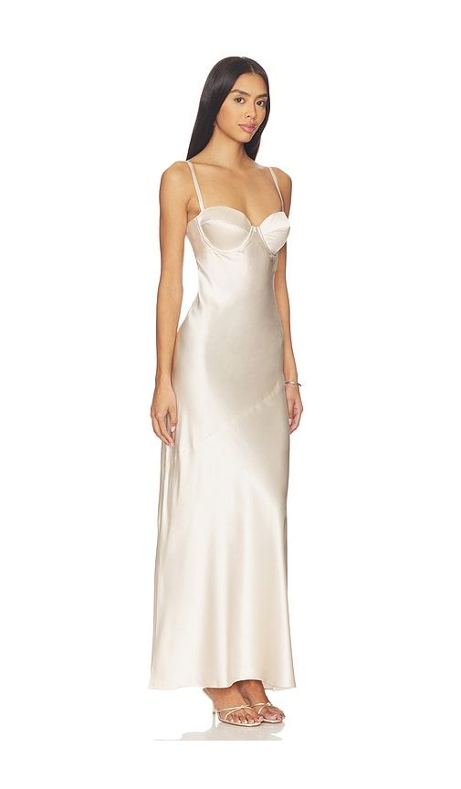 Sayla Bias Cut Maxi in White. - size 00 (also in 2, 4, 6, 8) - L'AGENCE - Modalova