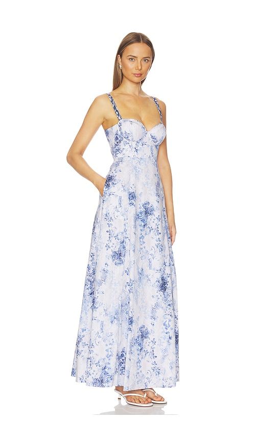 Sutton Strap Maxi Dress in Blue. - size 0 (also in 2, 4, 6, 8) - L'AGENCE - Modalova