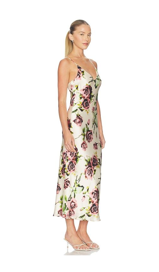 Seridie Midi Slip Dress in Cream. - size 0 (also in 12, 2, 4, 8) - L'AGENCE - Modalova