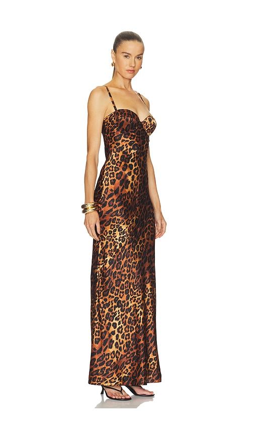 Sayla Bias Cut Maxi in Brown. - size 0 (also in 10, 2, 4, 6, 8) - L'AGENCE - Modalova