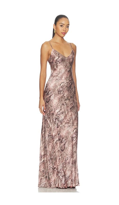 Serita Maxi Bias Dress in Pink. - size 00 (also in 0, 2, 4, 6, 8, 10) - L'AGENCE - Modalova