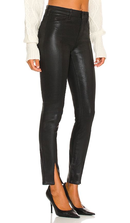Jyothi High Rise Split Ankle Jeans in Black. - size 23 (also in 24, 25, 26, 27, 28, 29, 30, 32) - L'AGENCE - Modalova