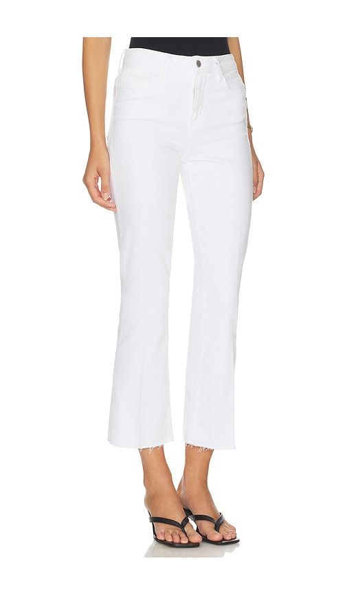 Kendra High Rise Crop Flare Jean in White. - size 23 (also in 24, 25, 26, 27, 30) - L'AGENCE - Modalova