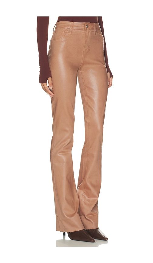 Ruth Straight Leg Undone Hem Jeans in Nude. - size 24 (also in 25, 26, 27) - L'AGENCE - Modalova
