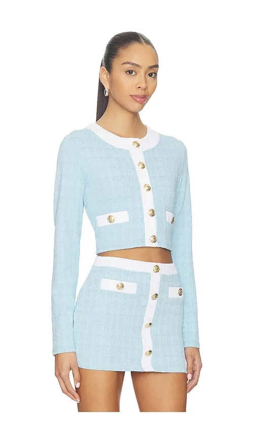 Adaline Cardigan in Baby Blue. - size M (also in S, XS) - L'AGENCE - Modalova