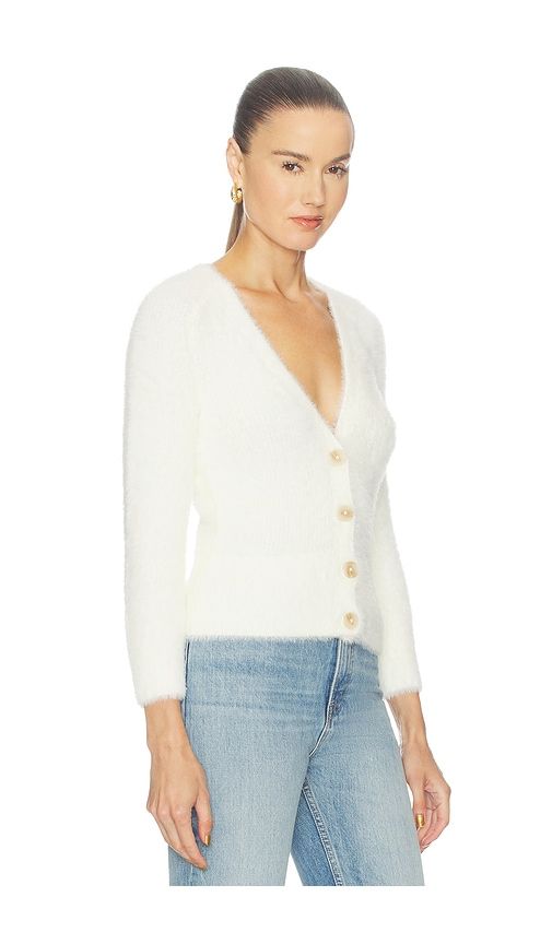 Agathe Fuzzy Collared Cardigan in . - size L (also in M, S, XS) - L'AGENCE - Modalova