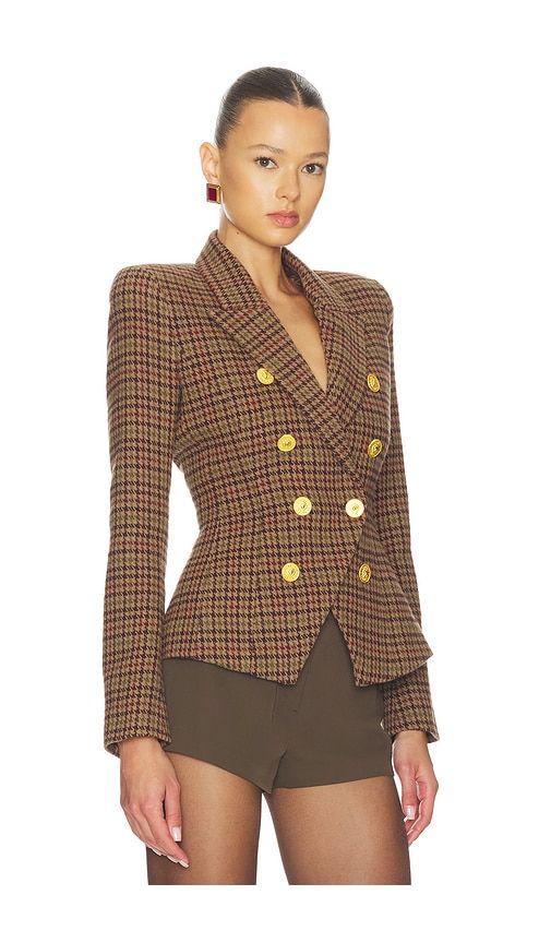 Bethany Structured Blazer in Brown. - size 2 (also in 4) - L'AGENCE - Modalova