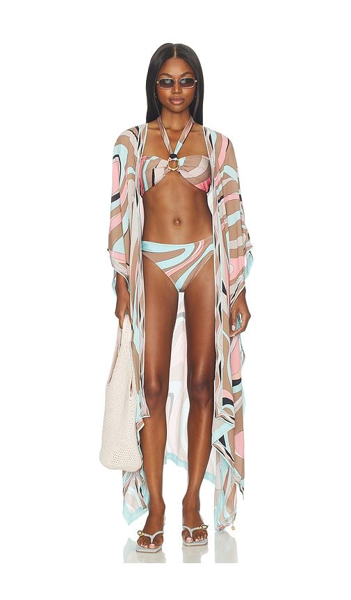 L'AGENCE Kara Kimono in Pink - L'AGENCE - Modalova