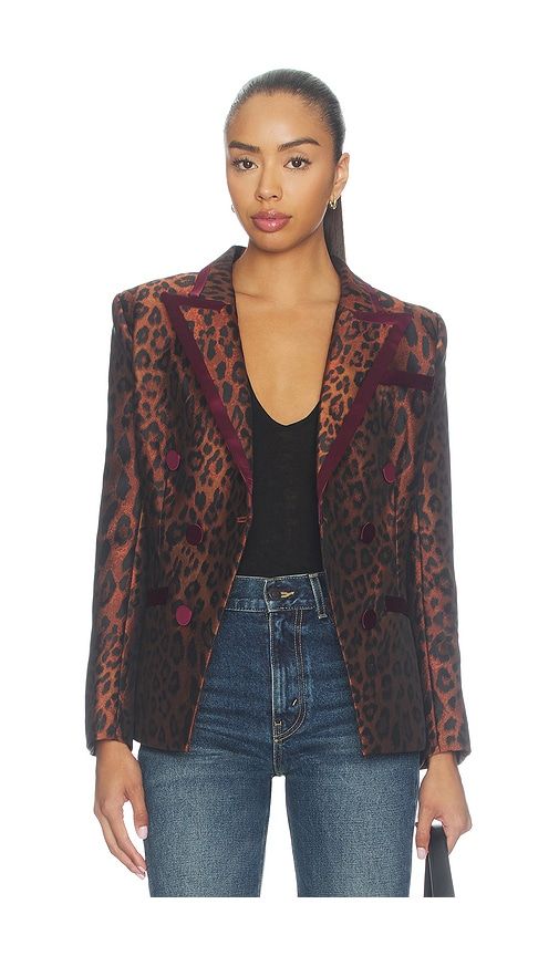Kyomi Blazer in Brown. - size 0 (also in 00, 10, 2, 4, 6) - L'AGENCE - Modalova