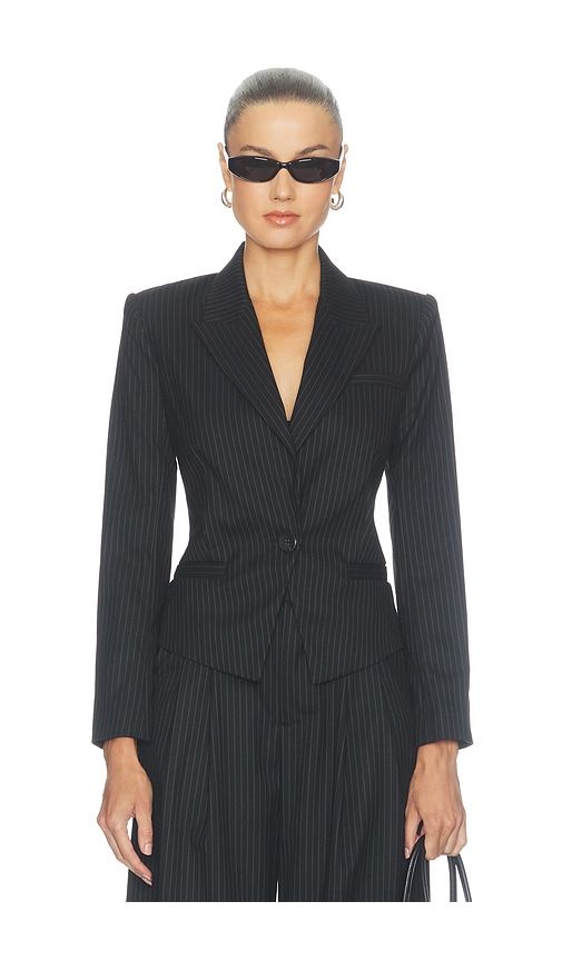 Misa Short Single Button Blazer in . - size 0 (also in 2, 4, 6) - L'AGENCE - Modalova