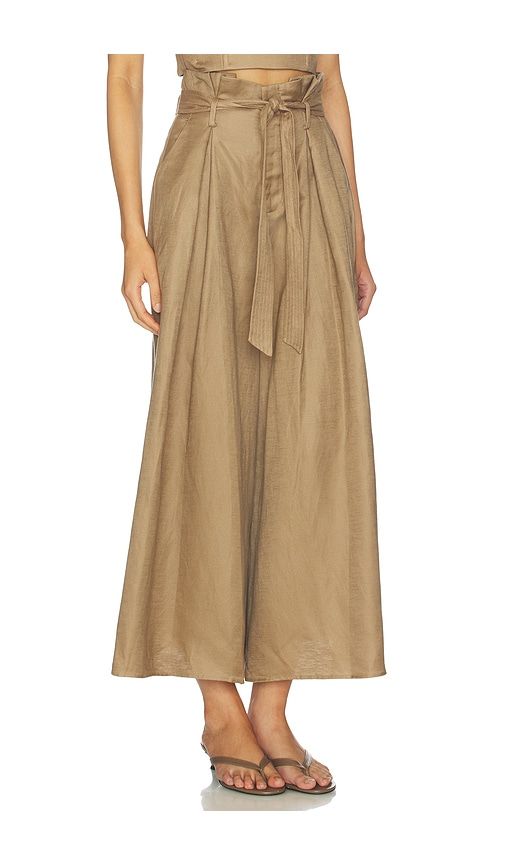 Lowen Crop Pant in Brown. - size 0 (also in 00, 10, 12, 8) - L'AGENCE - Modalova
