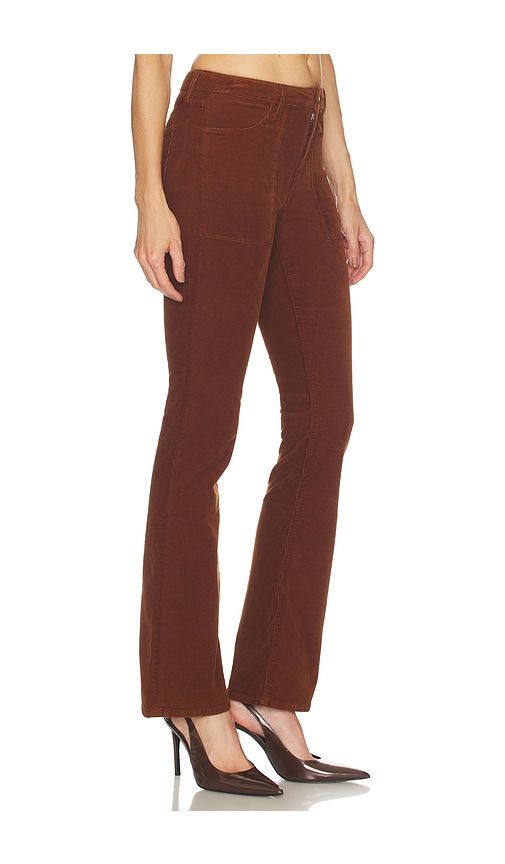 Sophie Slim Straight Pant in Brown. - size 23 (also in 25, 26, 27, 28, 29, 30) - L'AGENCE - Modalova