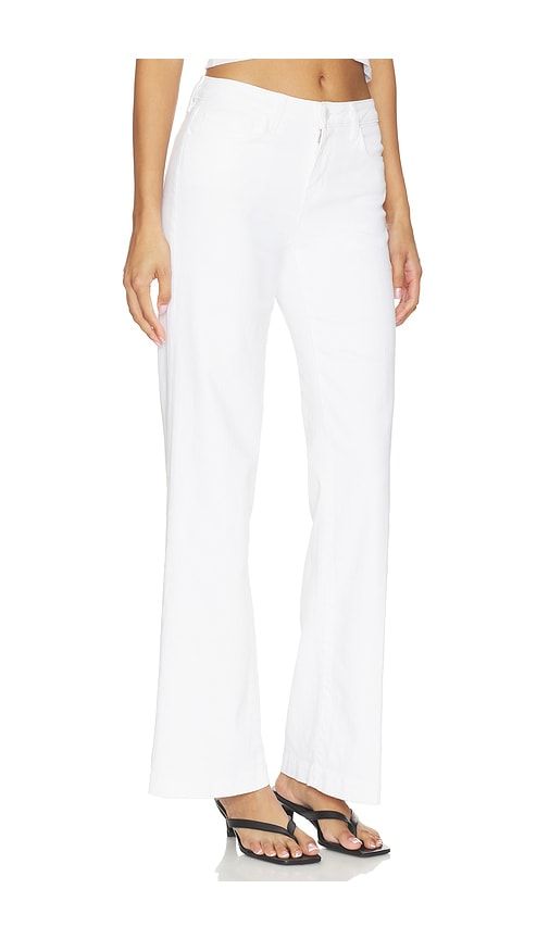 Joanne Wide Leg Pant in White. - size 25 (also in 26, 27, 28) - L'AGENCE - Modalova