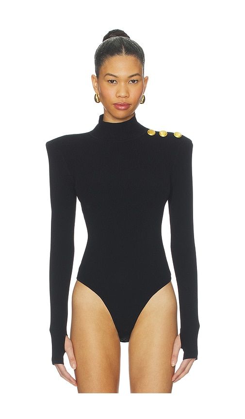 Jennis Mockneck Knit Bodysuit in . - size L (also in S, XL) - L'AGENCE - Modalova