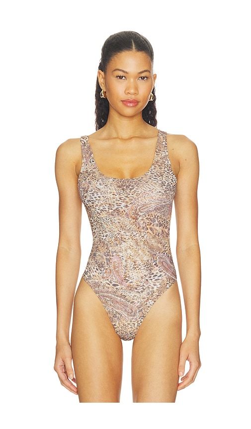Kalea Scoop Neck Tank Bodysuit in Multi. - size L (also in S, XL, XS) - L'AGENCE - Modalova