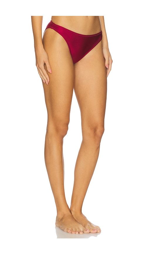 Jean Bikini Bottom in Burgundy. - size L (also in M) - L'AGENCE - Modalova